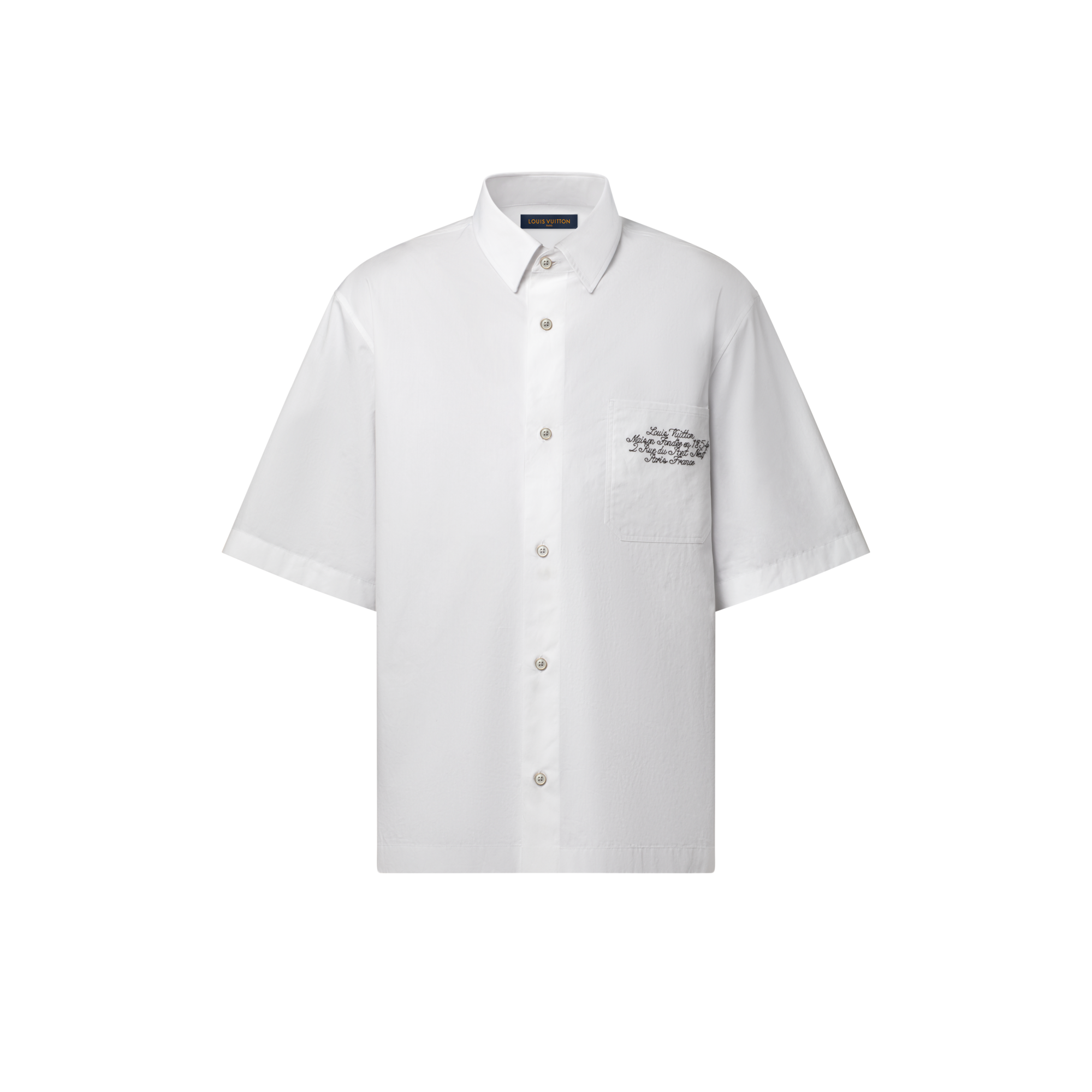 Embellished Short-Sleeved Shirt - Ready-to-Wear | LOUIS VUITTON
